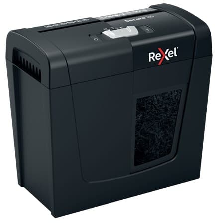 Rexel Secure X6 papirmakulator Krydsmakulering 70 dB Sort