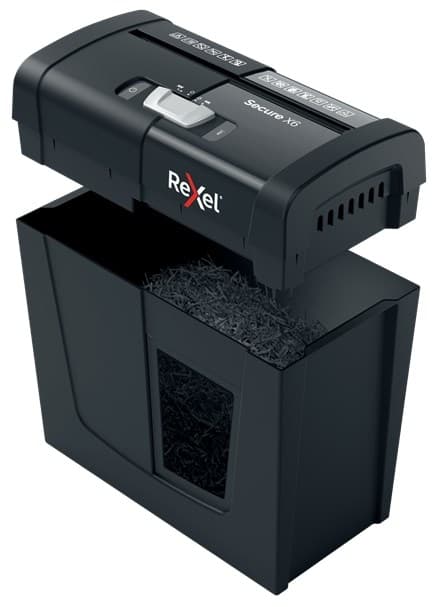Rexel Secure X6 papirmakulator Krydsmakulering 70 dB Sort