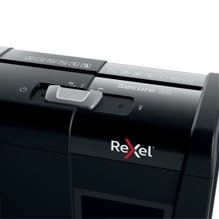 Rexel Secure S5 makulator Strimelmakulering 70 dB Sort
