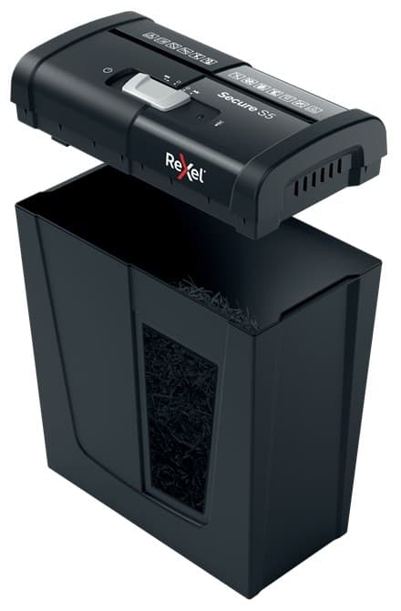 Rexel Secure S5 makulator Strimelmakulering 70 dB Sort