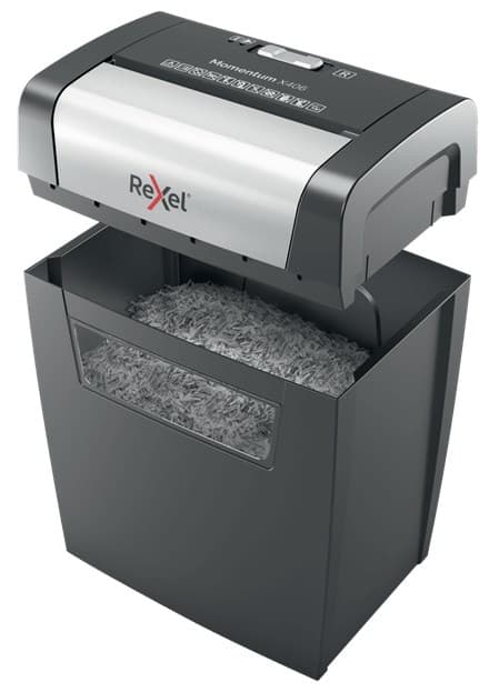 Rexel Momentum X406 paperisilppuri Partikkelileikkaaja Sininen, Harmaa