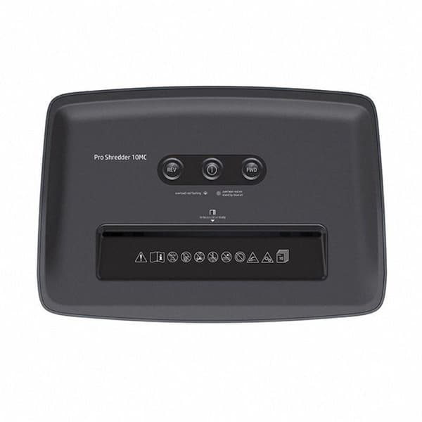 HP PRO SHREDDER 10MC silppuri, mikroleikkaus, P-5, 10 korttia, 20 l, tummanharmaa