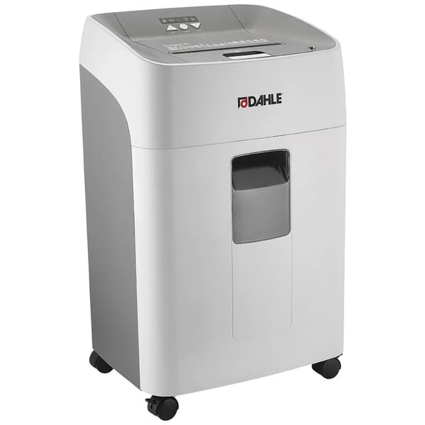 Dahle ShredMATIC 300 P5 Dokumentförstörare 300 ark Partikelsnitt 2 x 15 mm P-5 40 l Strimlar också Gem, Kreditkort