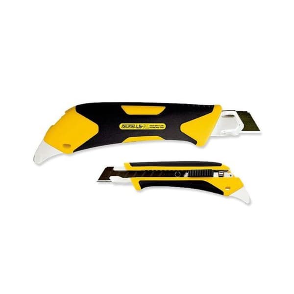 Retraktabel kniv - OLFA - L5-AL - 18 mm - Precision - Ergonomisk