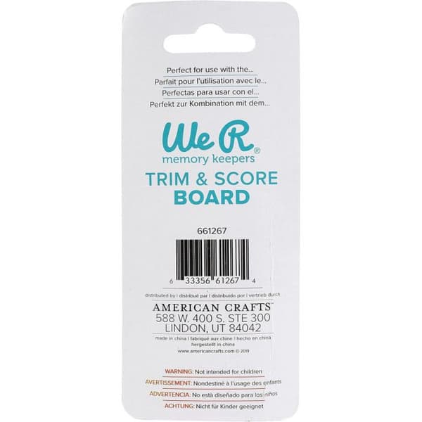 2 ersättningsblad - Trim and Score Board 66099 - We R