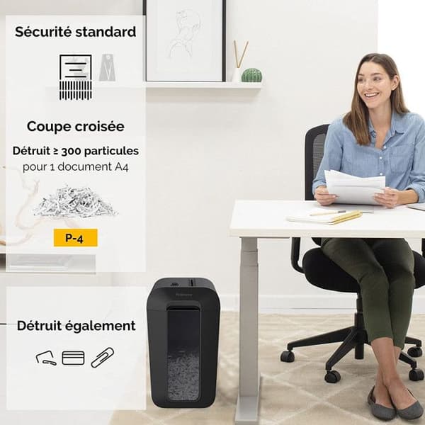 Fellowes LX65 Shredder - Cross Cut