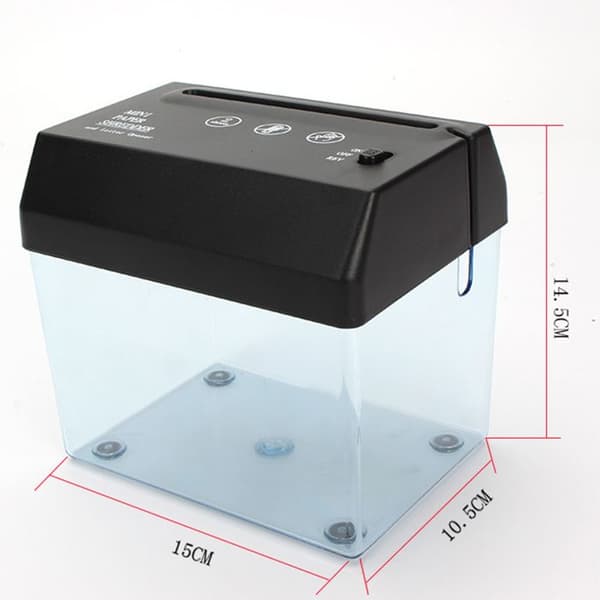 Pappersförstörare - TD® - Mini A4 dokumentförstörare - Tyst - Bärbar - USB
