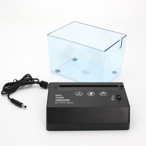 Pappersförstörare - TD® - Mini A4 dokumentförstörare - Tyst - Bärbar - USB