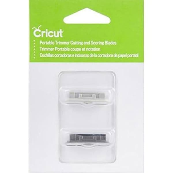 Skrynkblad och kant - CRICUT - Bärbar trimmer - Flerfärgad - Precisa snitt - Enkel vikning