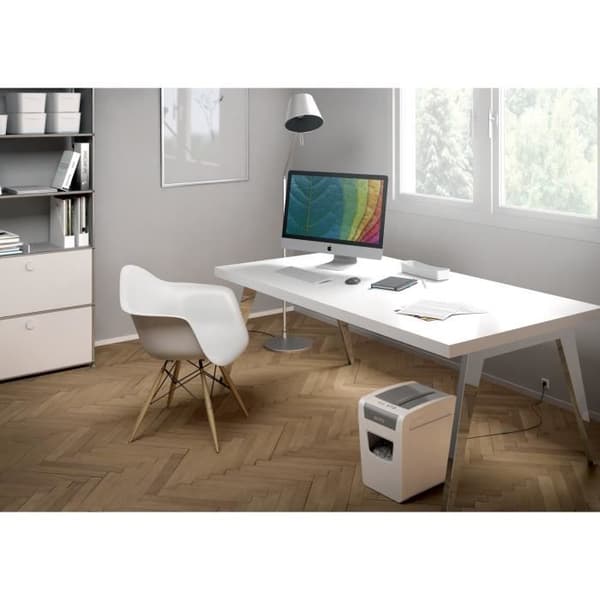 Dokumentförstörare - Leitz - IQ Slim Home Office - Cross cut - 10 ark - 23 liter