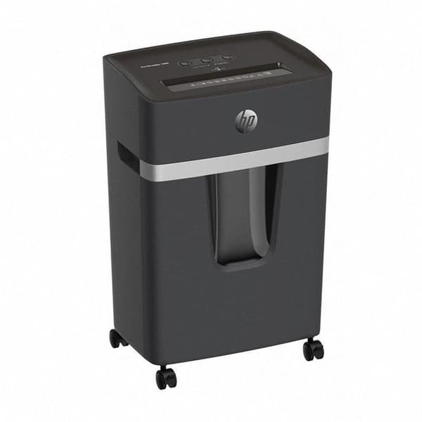 HP PRO SHREDDER 10MC -silppuri, mikroleikkaus, P-5, 10 korttia, 20 l, tummanharmaa