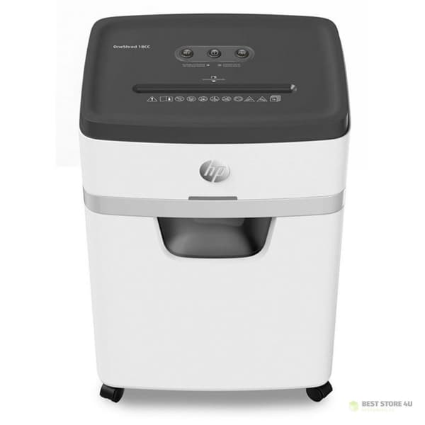 HP ONESHRED 18CC silppuri, silppuaa, P-4, 18 arkkia, 25l, vaaleanharmaa, HPN280518CCON-14.