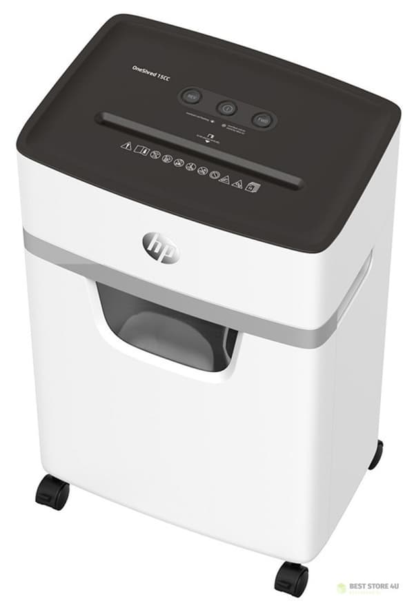 HP ONESHRED 15CC silppuri, 20L vaaleanharmaa