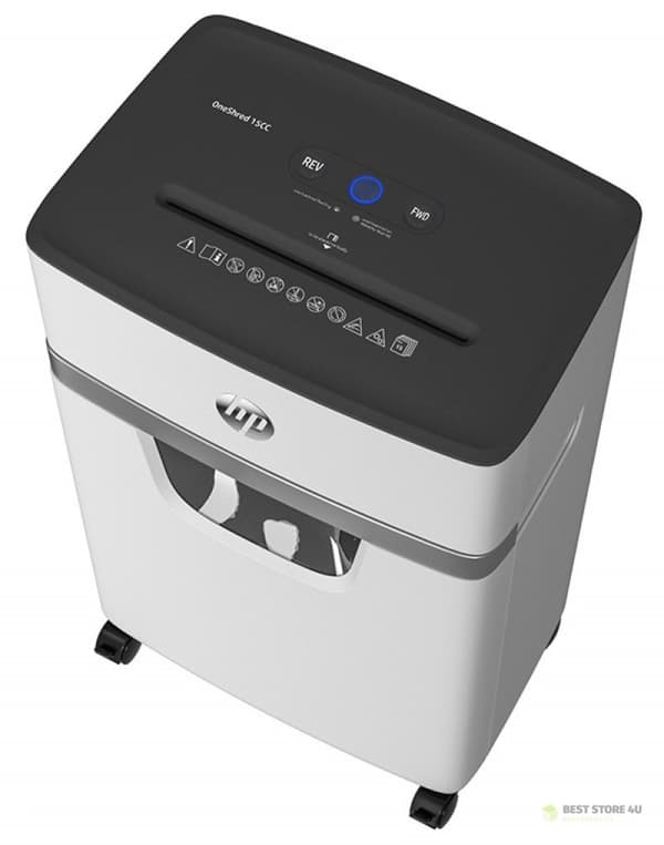 HP ONESHRED 15CC silppuri, 20L vaaleanharmaa