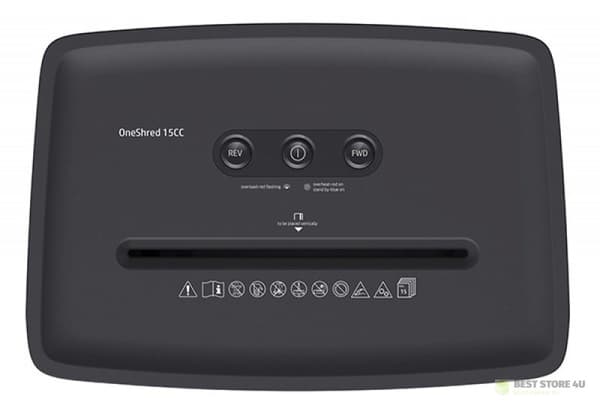 HP ONESHRED 15CC silppuri, 20L vaaleanharmaa