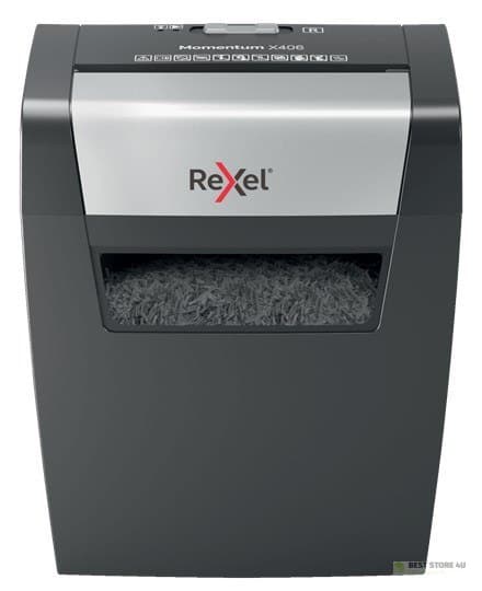 Rexel Momentum X406 silppuri, 6 arkkia, 15 l säiliö