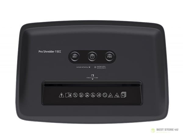 HP PRO dokumentförstörare 15cc, 20L mörkgrå
