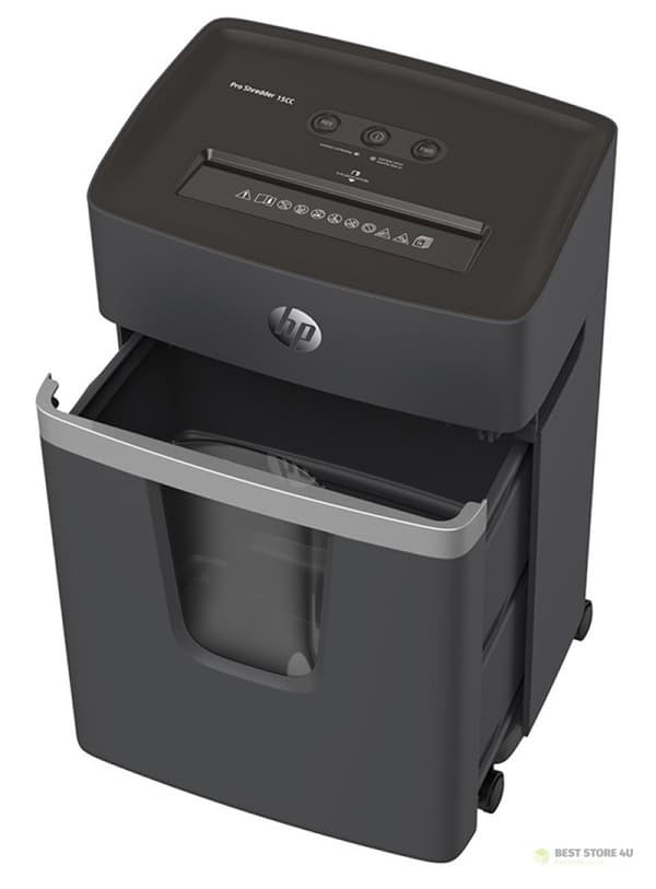 HP PRO dokumentförstörare 15cc, 20L mörkgrå
