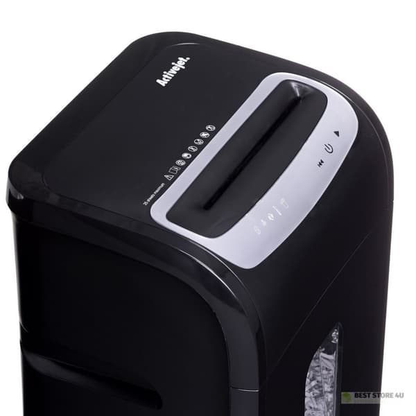 Activejet ASH-2502C makulator, P-4, 28 l, 4x40 mm strimler, sort