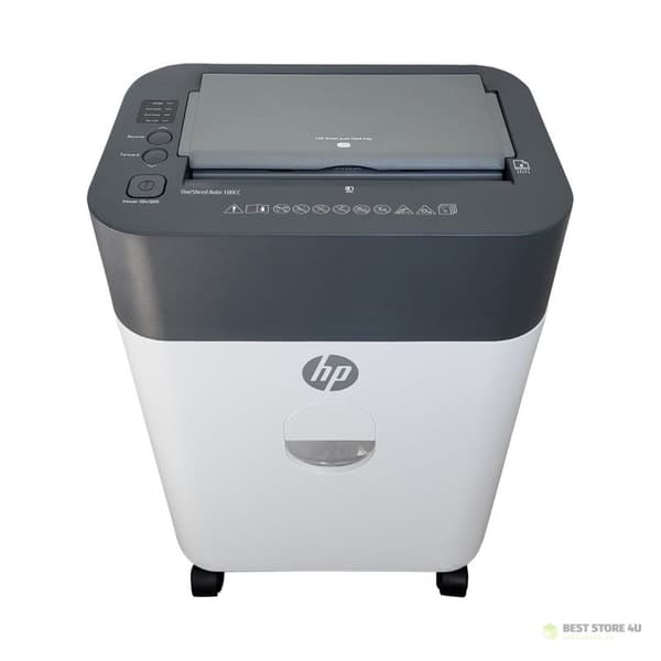 HP ONESHRED Auto 100CC silppuri, valkoinen/harmaa