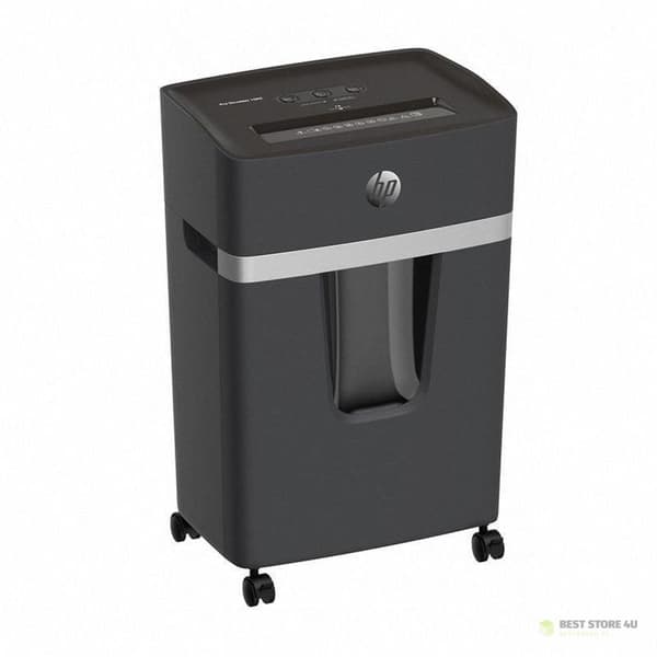 HP PRO SHREDDER 10MC Mikrodokumentförstörare, P-5, 10 kort, 20 l, mörkgrå