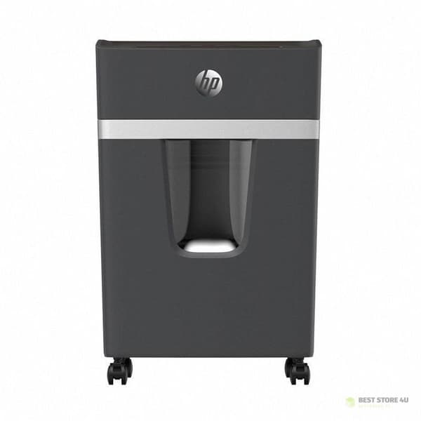 HP PRO SHREDDER 10MC Mikrodokumentförstörare, P-5, 10 kort, 20 l, mörkgrå