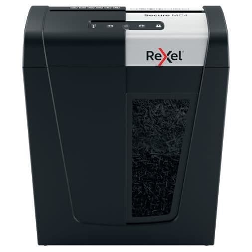 Pappersförstörare - REXEL - MC4 - Mikroförstörare - 14L - Säkerhet P-5