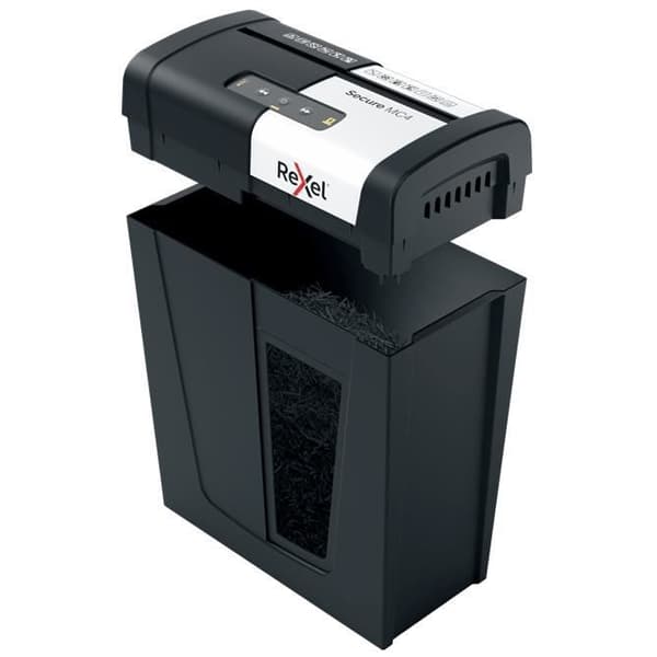 Pappersförstörare - REXEL - MC4 - Mikroförstörare - 14L - Säkerhet P-5
