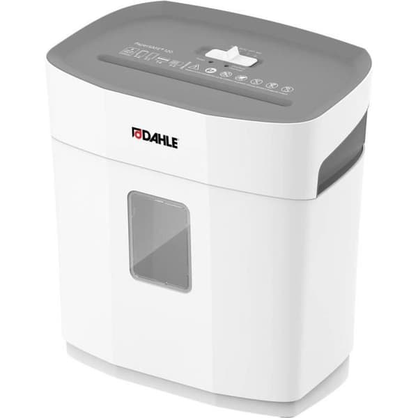 Dokumentförstörare - DAHLE - PS 120 - Förstörelse av partiklar 5 x 18 mm - Kapacitet 12 l - 8 sidor max