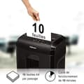 Miniatyrbild 3 av 4: Dokumentförstörare - FELLOWES - Powershred 10M - Micro-cut - 10 ark - Optimal säkerhet