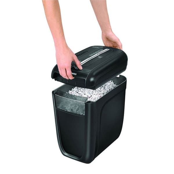 Personlig dokumentförstörare - FELLOWES - 60Cs - Kapacitet 10 ark - Cross cut - 22L behållare