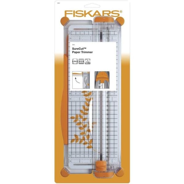 SureCut™ papperstrimmer 30 cm A4 - FISKARS - Enkel och snabb klippning - Outplånligt rutnät - Antiglidfötter