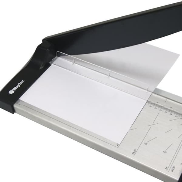 Cisaille massicot A4 - WAYTEX - 8 ark - Färg svart - Klipp längd 320 mm - Graderad bas