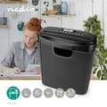 Miniatyrbild 2 av 6: NEDIS Pappersförstörare A4 10L Shredder