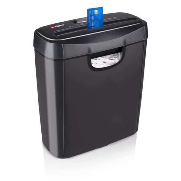 Dokuments destruktör - Alpina - 8711252254388 - Elektrisk - Tyst - 190W - Svart