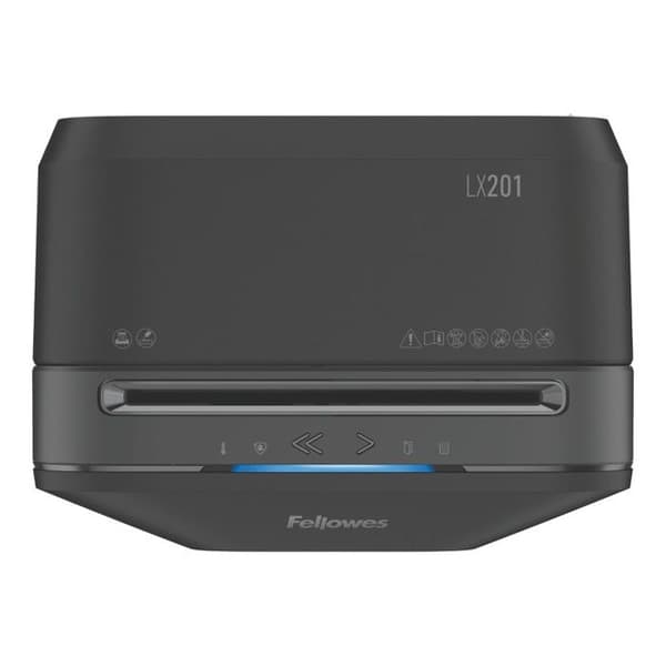 Dokumentförstörare - FELLOWES - POWERSHRED LX201 - Micro cut - 22L korg - 4 hjul