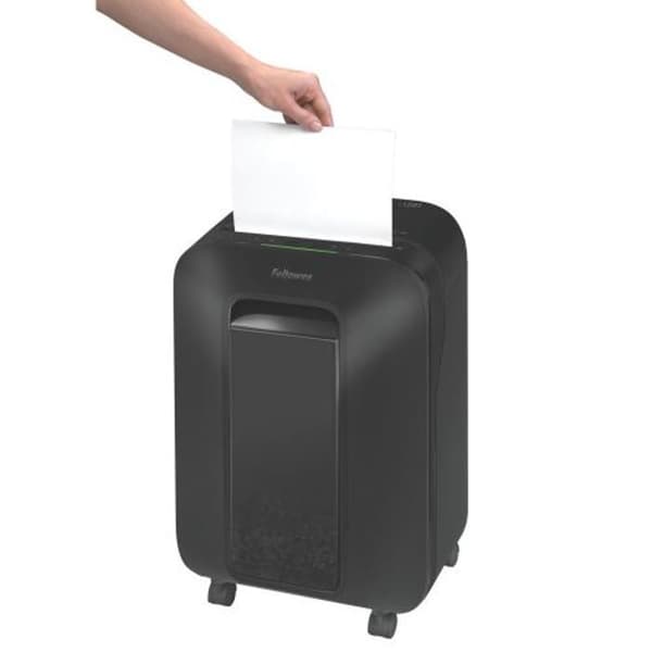 Dokumentförstörare - FELLOWES - POWERSHRED LX201 - Micro cut - 22L korg - 4 hjul