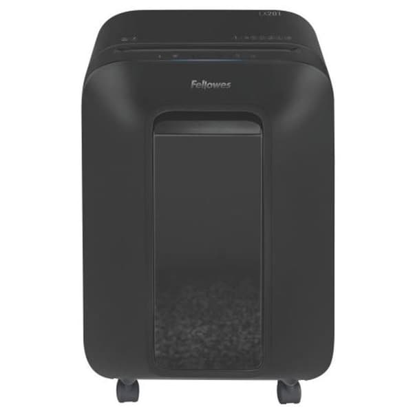 Dokumentförstörare - FELLOWES - POWERSHRED LX201 - Micro cut - 22L korg - 4 hjul