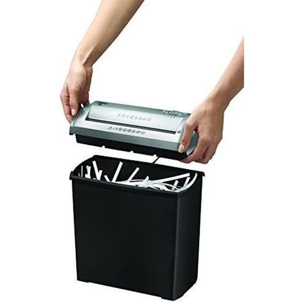 Pappersförstörare - FELLOWES - 33114 - Kompakt design - Avtagbart huvud - Enkel tömning