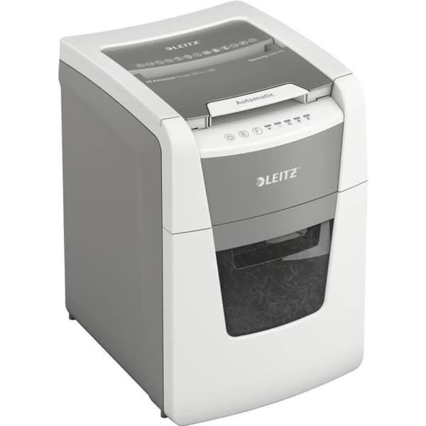 Dokumentförstörare - LEITZ - IQ Autofeed Litet Kontor - Mikrosnitt 2x15mm - 34L - Max 100 sidor