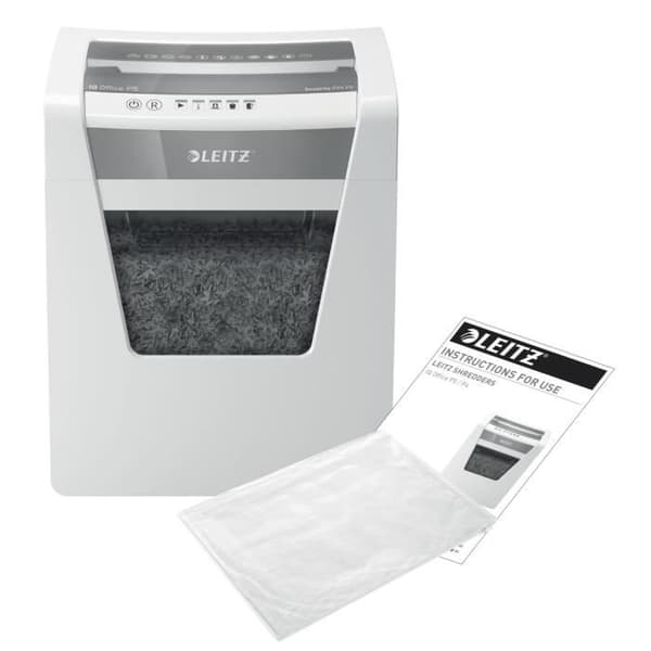 Leitz IQ Office P-5, Micro-cut strimling, 22,3 cm, 2 x 15 mm, 23 L, Taktil, 120 min