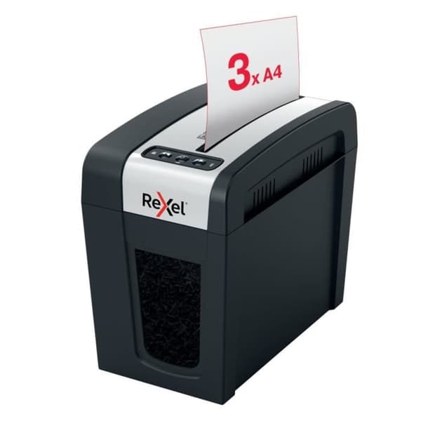 Rexel Whisper-Shred Secure MC3-SL Micro-Cut pappersförstörare