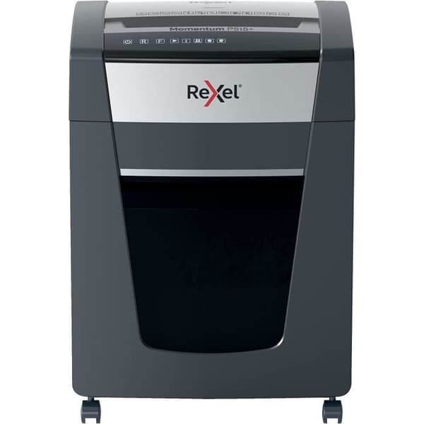 Dokumentförstörare - REXEL - Momentum P515+ - Mikrosnitt P5 - Kapacitet 15 Ark - Behållare 30L