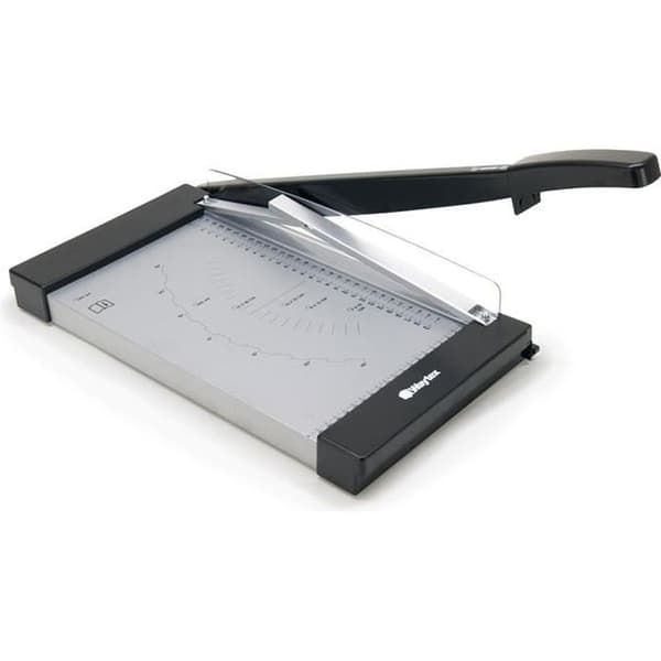 Massicot Guillotine - WAYTEX - Modell 10 Ark - Skärning 32 x 22 cm - Hållklämma - Halkfri