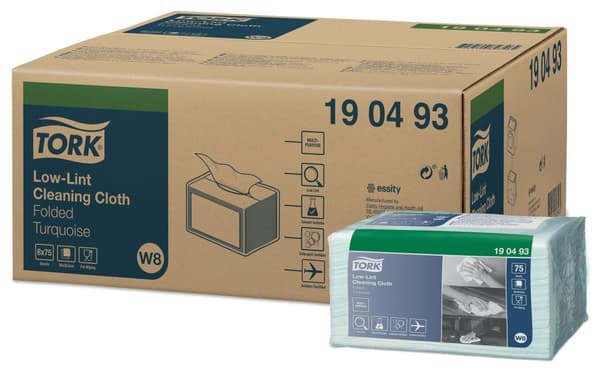 Rengöringsduk TORK Precis.W8 blå 75/fp