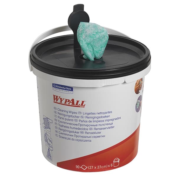 Rengöringsduk WYPALL grön 90/fp