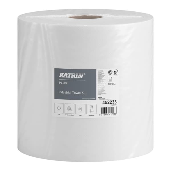 Industritork KATRIN Plus XL vit 1110m