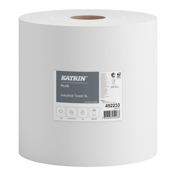 Industritork KATRIN Plus XL vit 1110m