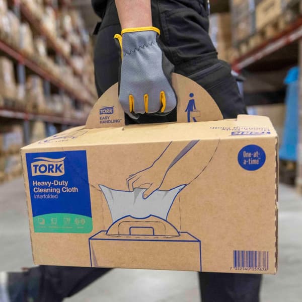 Rengöringsduk TORK W7 Flex. grå 210/fp