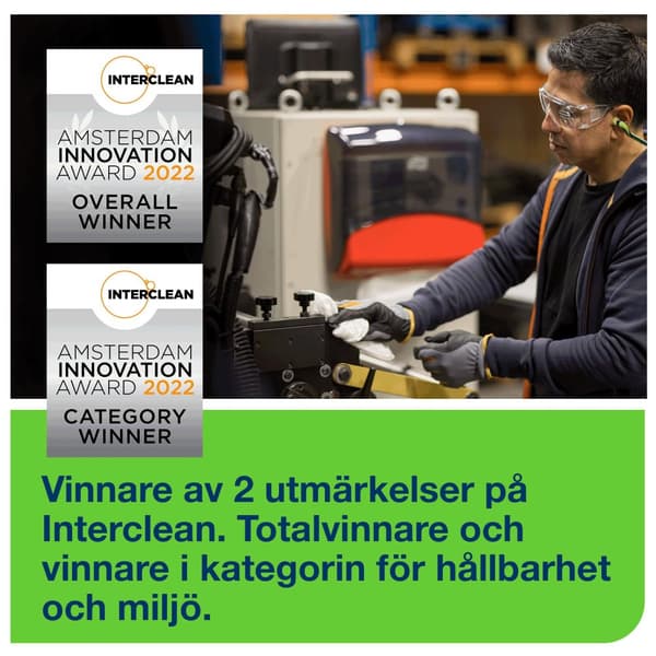 Rengöringsduk TORK W4 Kraftig Bio 105/fp